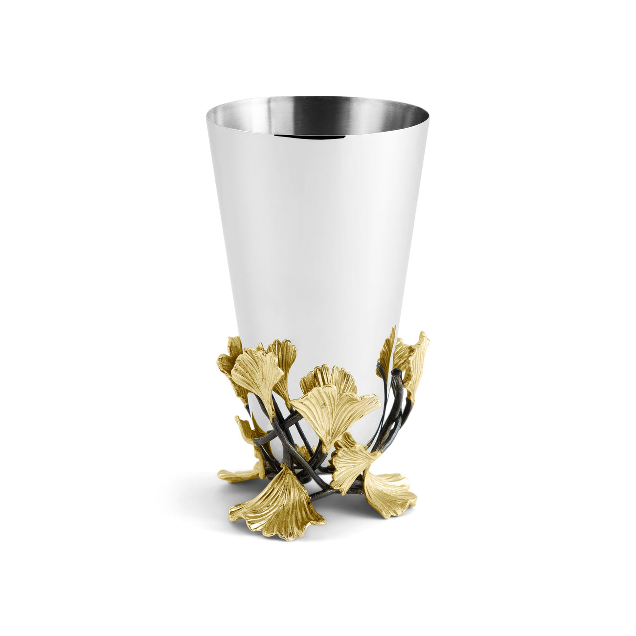 Golden Ginkgo Vase - Medium