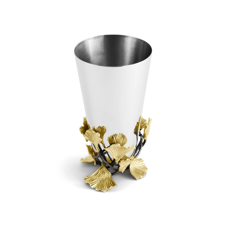 Golden Ginkgo Vase - Medium