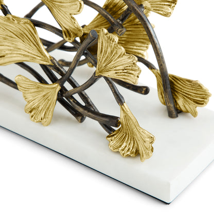 Golden Ginkgo Vertical Napkin Holder