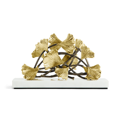 Golden Ginkgo Vertical Napkin Holder