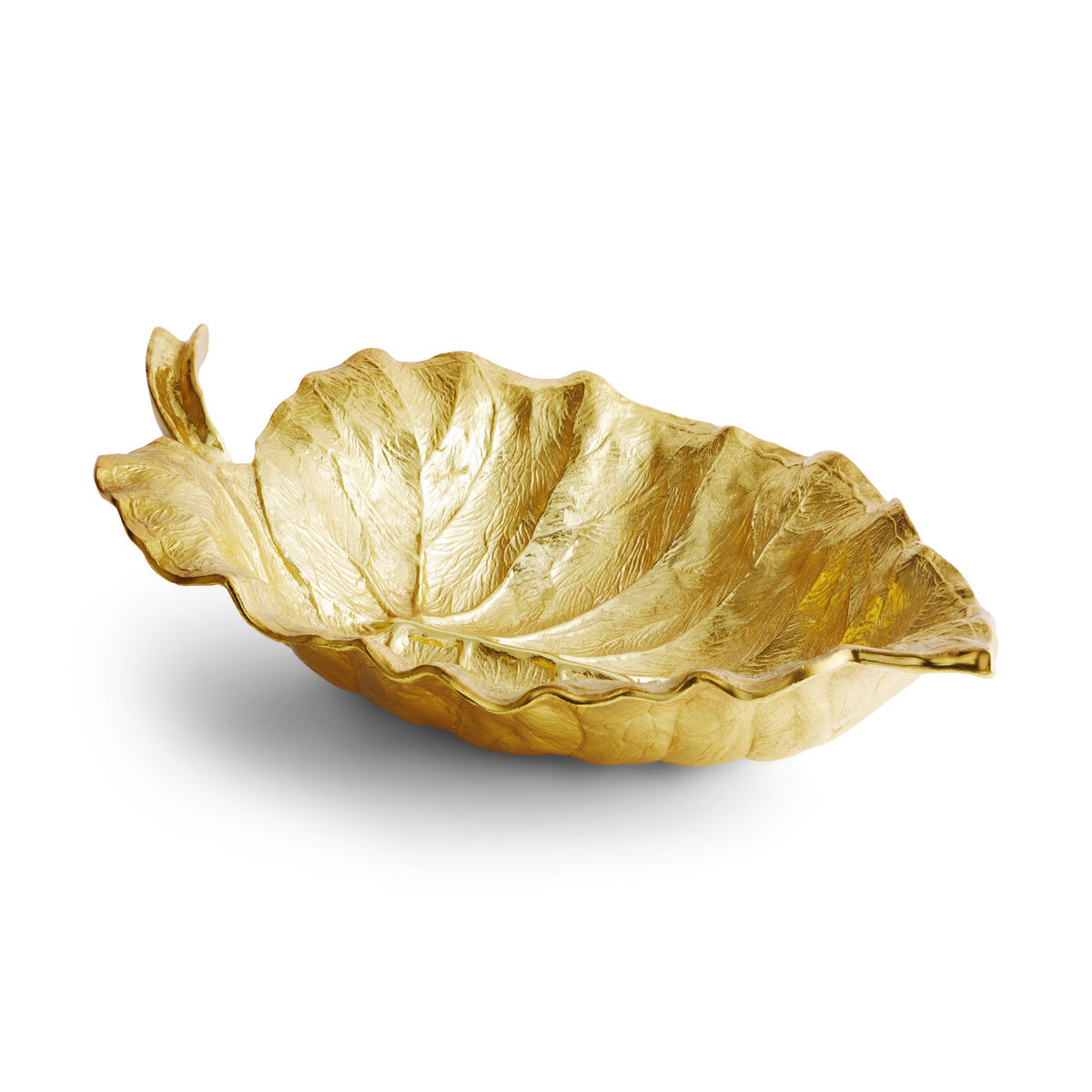 New Leaves Elephant Ear Large Serving Bowl