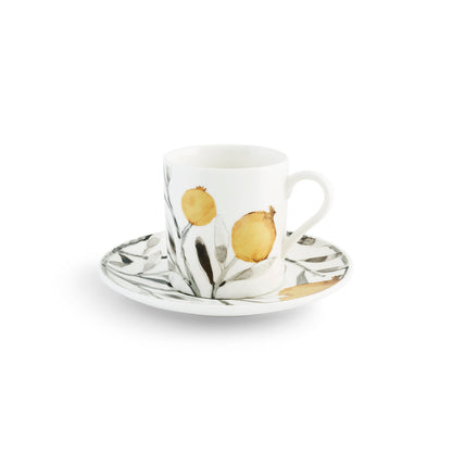 Pomegranate Demitasse Set