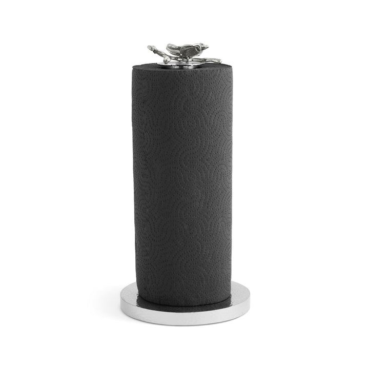 White Orchid Paper Towel Holder