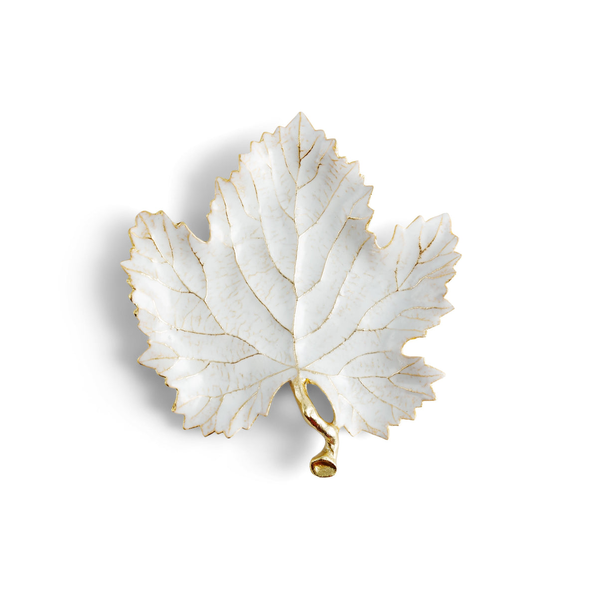 Winter Leaves Grape Leaf Dish