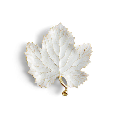 Winter Leaves Grape Leaf Dish