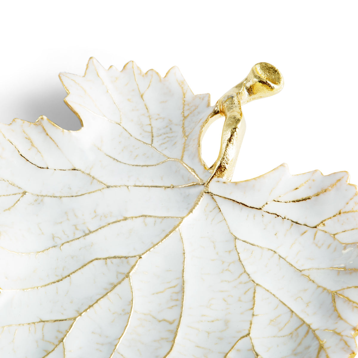 Winter Leaves Grape Leaf Dish