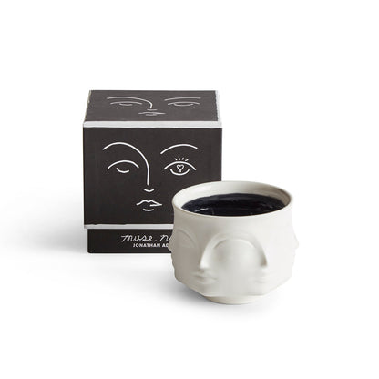 MUSE NOIR CERAMIC CANDLE BLACK