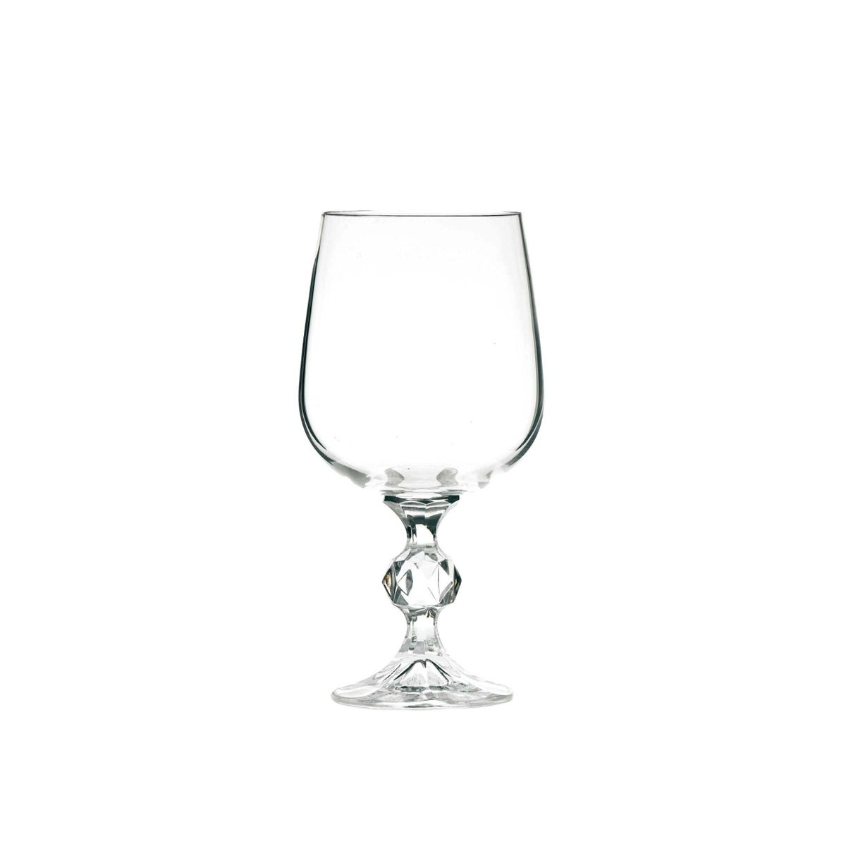 Claudia - Bohemia Wine Glass w/Stem 6pc Set