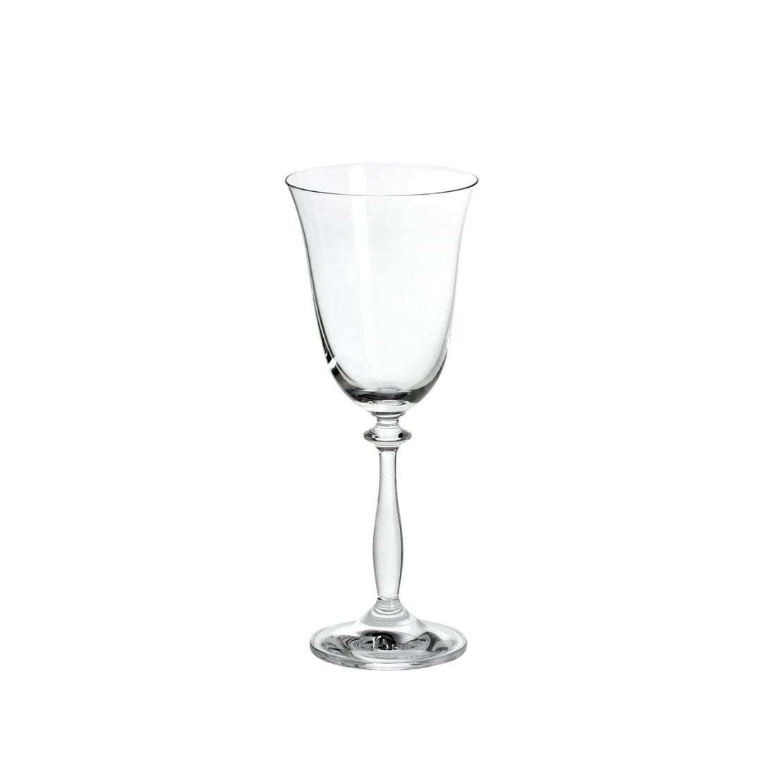 Angela - Bohemia Wine Glass w/Stem 6pc Set