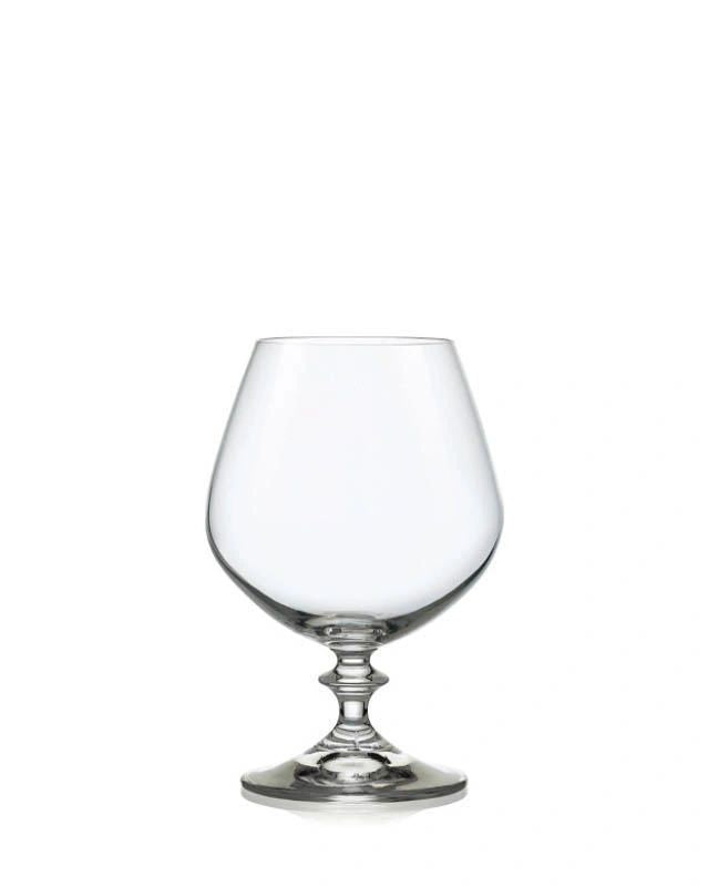 Angela - Bohemia Cognac Glass w/Stem 6pc Set