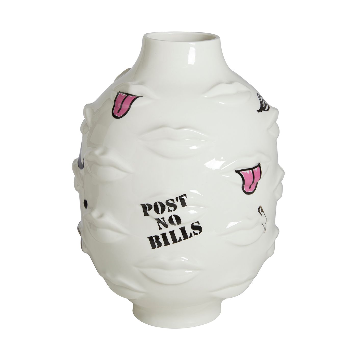 GALA ROUND VASE - GRAFFITI