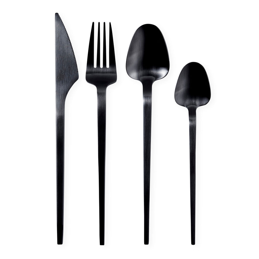 VIENNA 24-PIECE FLATWARE SET -BLACK