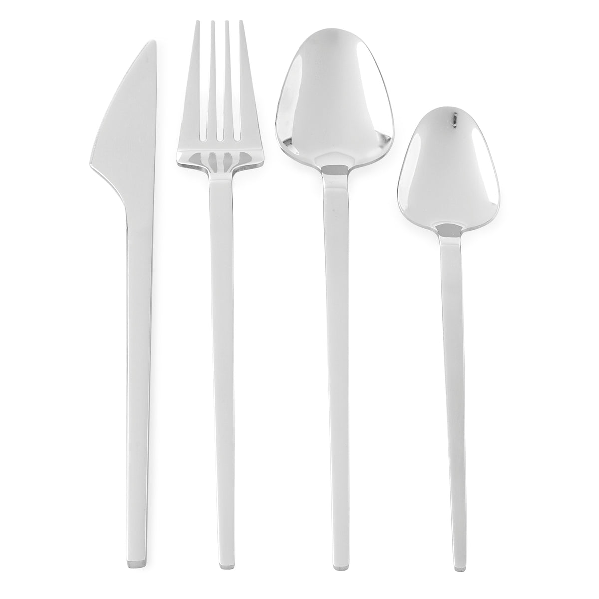 VIENNA 24-PIECE FLATWARE SET - SILVER